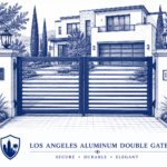 Los Angeles Aluminum Double Gate Los Angeles Aluminum Double Gate