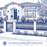 Los Angeles Aluminum Front yard fencing Los Angeles Aluminum Front yard fencing