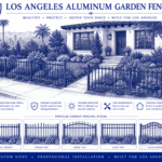 Los Angeles Aluminum Garden Fencing Los Angeles Aluminum Garden Fencing
