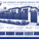 Los Angeles Aluminum Privacy Fence Los Angeles Aluminum Privacy Fence