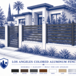 Los Angeles Colored Aluminum Fence Los Angeles Colored Aluminum Fence